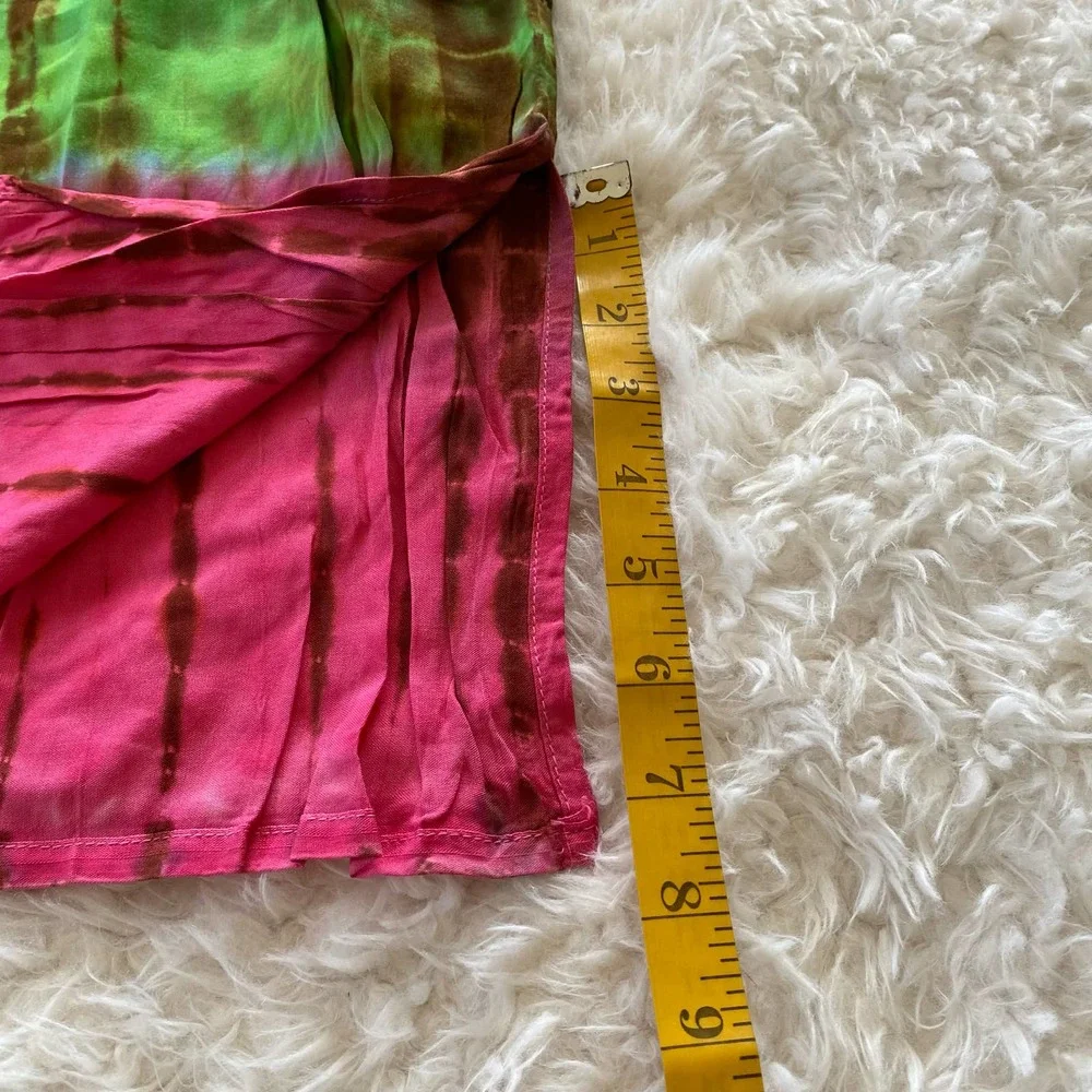 NWT Women’s Hawaii Aloha State Tie Dye String Dress Sundress Coverup One Size - Picture 7 of 7
